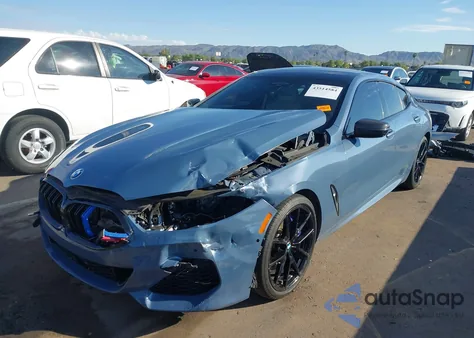 2022 BMW 840 Gran Coupe I from USA, damaged, VIN WBAGV2C02NCH67667